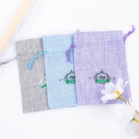 Pochettes en Jute avec Logo personnalisé de haute qualité, pochettes écologiques en toile de Jute avec cordon, emballage cadeau, vente en gros, pièces