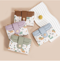 Dompet Wanita Kecil Baellerry, Dompet Lipat Tipis Modis untuk Wanita dan Gadis, Dompet Koin dengan Resleting dan Tempat Kartu, Bahan Kulit PU
