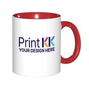 Custom image USA Made 11oz Clay Coffee <b>Mug</b> Modern Classic Design Colorful Eco-Friendly Microwave <b>Thermal</b> Insulation Safe for Business Gifts - Product Image 1