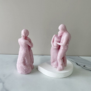 INTODIY-Molde de vela de silicona de cuerpo humano para madre embarazada, pareja de casados, regalo del Día de la madre - Product Image 3