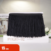 Erkoumi – Vente en gros de 54 couleurs de franges en polyester de 10 cm pour rideaux en dentelle, textiles de maison, costumes de danse latine et de scène