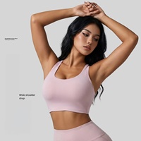 Haut court de sport pour femme, léger, très élastique, respirant, à bon maintien, pour le yoga, le fitness, le Pilates et les activités quotidiennes estivales