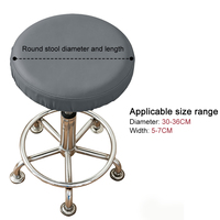 Housse de chaise en cuir PU et élasthanne, extensible, amovible, avec fond élastique, imperméable, antidérapante, résistante à la décoloration, décoration moderne pour la maison, banquet