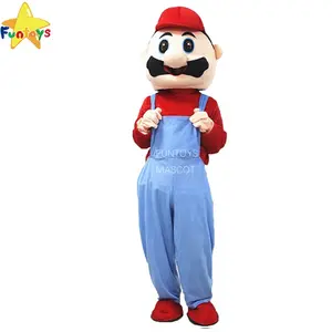 Funtoys Super Mario Odysse Luigi Fratello Per Adulto Del Costume Della Mascotte del Vestito Operato Halloween Traje Mascotte