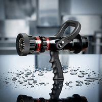 Selang Air dengan Nozzle Pemadam Kebakaran yang Dapat Disesuaikan 2.5/1.5 Inci Nozzle Air Model British