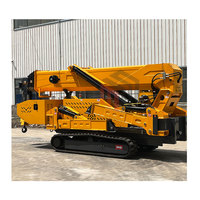 1,2 tonne 3 tonne 5 tonne 8 tonne 10 tonne 12 tonne grue araignée mobile à chenilles flèche télescopique 5-25m levage télécommande grue araignée sur chenilles