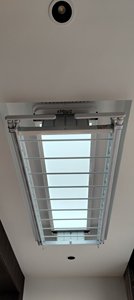 Séchoir électrique élévateur robuste pour balcon, à double rangée de ciseaux, intelligent à commande vocale, avec éclairage LED - Product Image 6