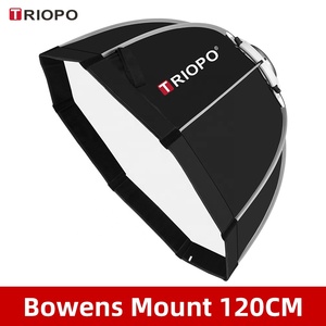 Triopo-Paraguas de montaje Bowens para exteriores, softbox octogonal portátil con foto de 90cm, para estudio, luz estroboscópica - Product Image 2