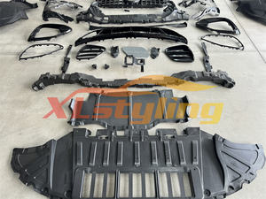 Kit de carrosserie de mise à niveau XLstyling Facelift pour <span class=keywords><strong>Mercedes</strong></span> Benz W223 2021 + S63 Bodykit noir brillant pour pare-chocs de voiture normal W223 - Product Image 4