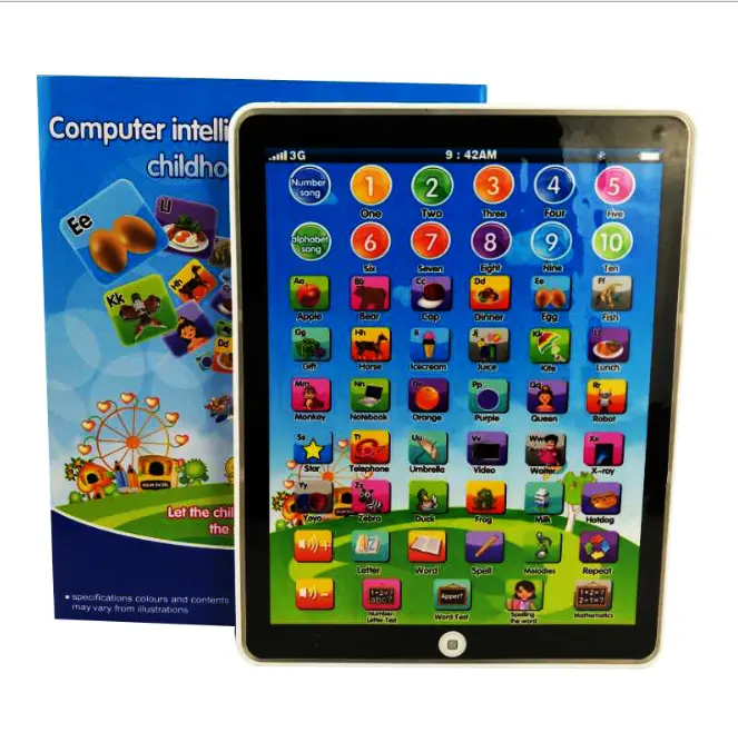 Aliexpress Amazon tablet learning machine for children's intelligence early education point reading machine gift toys