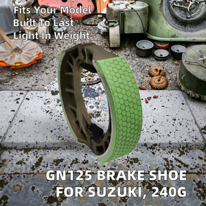 Plaquettes de frein en fer YXRZ de haute qualité pour moto de rue GN125, système de freinage avant/arrière, poids 240g, compatible Intimidator - Product Image 2