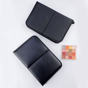 Grand sac de rangement pliable pour pinceaux de maquillage, 14-40 emplacements, étui de rangement pour pinceaux cosmétiques, support vertical pour pinceaux avec fenêtre transparente - Product Image 3