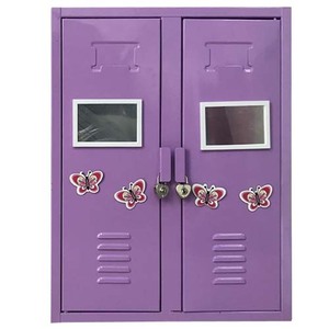 Mobili per Bambole, Armadio Doppio Moderno in Acciaio per Cameretta, 18 Pollici - Product Image 2
