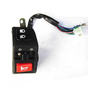 Interruptor de Manillar de Motocicleta al por Mayor, Kit de Control de Interruptor Izquierdo y Derecho para Scooter ZY125 Lingying 150 - Product Image 6