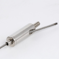 Pince à câble en laiton Système de suspension Pince à câble métallique et câble en boucle