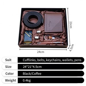 Men's <b>Watch</b> Gift Set Christmas Gift <b>Watch</b> Wallet Belt Pens Luxury Set Gift with Box - Product Image 2