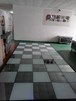 Éclairage magnétique sans fil interactif de salle de danse Disco de mariage 3D led dance floor pour événements de fête