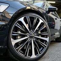 1 pièce, jante en alliage forgé, 15 à 26 pouces, face usinée noire, 5 trous, jantes de voiture Y000