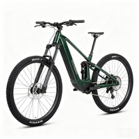 Vélo de montagne électrique EM19 E-MTB de haute qualité, transmission intermédiaire, 12 vitesses, fibre de carbone, double suspension, directement de l'usine