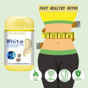 ผู้ผลิตถั่วขาว รับผลิตแบบ OEM/ODM เม็ดกาแฟเขียวลดน้ำหนัก อาหารลดไขมันสำหรับผู้ใหญ่ น้ำตาลน้อย - Product Image 1