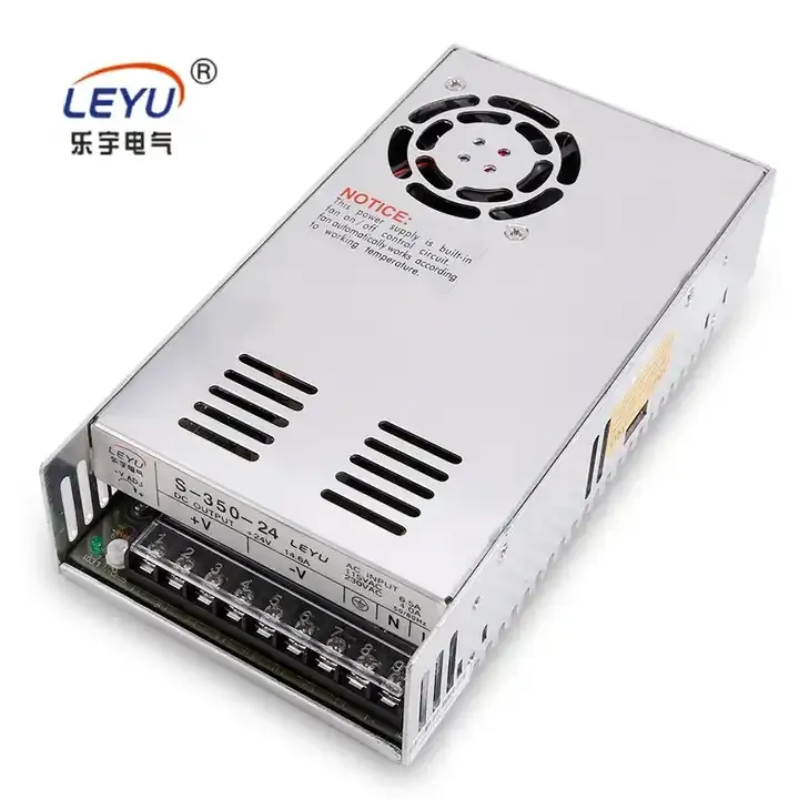 LED S-350-24 power supplies 1A 2A 3A 5A 8A 10A 15A 20A 30A 5v 12v 24v 48v ac dc industrial smps Single switching power supply