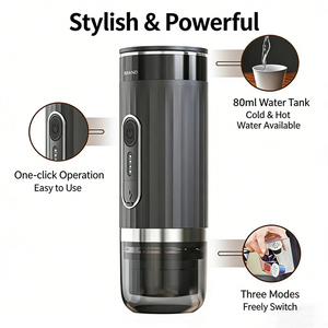 <span class=keywords><strong>Machine</strong></span> à Café Expresso Électrique Portable Kingze sans Fil sur Batterie avec Logo Personnalisé pour Voiture et Usage Extérieur - Product Image 4
