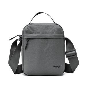 Personalized Logo Square Lightweight Zipper Closure High Quality aily Versatile Fashion <b>Men</b> <b>Shoulder</b> <b>Bags</b> - Product Image 2