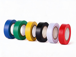 Ruban isolant en PVC, ruban d'isolation à code couleur pour l'enroulement de fils et de câbles, les raccordements, les réparations et les fournitures d'entretien électrique - Product Image 1