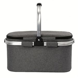 Cooler Bags Custom logo Insulated Picnic Beach Lunch Thermal Large Space Basket Cooler Bag - Product Image 3