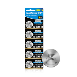 Doublepowカスタムロゴ<span class=keywords><strong>CR2025</strong></span> 3Vリチウムボタン電池家電家電用 - Product Image 1