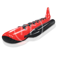 Bateau de requin gonflable, surf sur la mer, poisson volant, bateau à moteur, remorquage, gyroscope rotatif, bateau banane gonflable