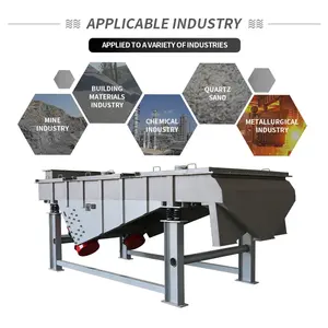 Fabrik Direkt verkauf industrielle automatische Vibrations sieb lineare Vibrations sieb maschine für Coco Shell Holzkohle