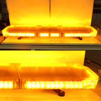 Nouvelle barre lumineuse stroboscopique à 88 LED haute intensité, profil bas, pour toit de véhicule, éclairage d'avertissement d'urgence pour camion de remorquage, étanche IP65
