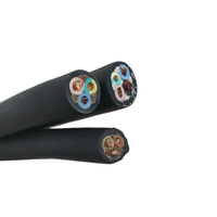 Cable Aéreo Flexible con Aislamiento de Caucho EPR, Resistente al Agua y al Aceite, Conductor de Cobre Puro al 99.9%, Clasificación IP44, 6mm