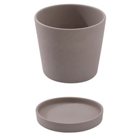 Pot de fleur de fleurs et de plantes en céramique d'argile de ciment minimaliste moderne nordique