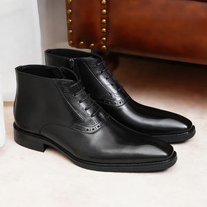 Botas de Trabajo Vintage Amish de Lujo para Hombre, Impermeables, con Cordones en el Tobillo, Construcción Goodyear, con Parte Superior de Cuero Genuino Resistente - Product Image 3