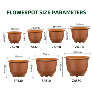 <span class=keywords><strong>Macetas</strong></span> <span class=keywords><strong>de</strong></span> Interior <span class=keywords><strong>de</strong></span> Lujo Más Vendidas, Estilo Chino, Coloridas, <span class=keywords><strong>de</strong></span> Polipropileno Esmaltado, con Orificio <span class=keywords><strong>de</strong></span> Drenaje, Duraderas, Biodegradables y Ligeras - Product Image 3