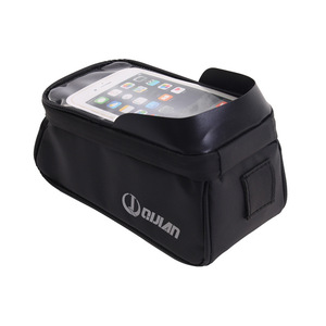 Bolsa para Tubo Superior de Bicicleta Cijian, Negra, Impermeable, con Bolsillo para Teléfono Celular, de Alta Capacidad, para Bicicleta de Montaña - Product Image 3