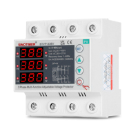 SINOTIMER D-STVP936V-80A-380V Protecteur de surtension et de sous-tension multifonction 3 phases 4 fils réglable avec récupération automatique et temporisation