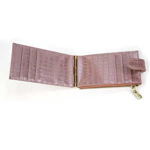 MN venta al por mayor personalizado Croc Pu bolsillos de cuero ranura para tarjeta de crédito cubierta para <span class=keywords><strong>Hobonichi</strong></span> para niñas personalizado señora monedero femenino impermeable - Product Image 3