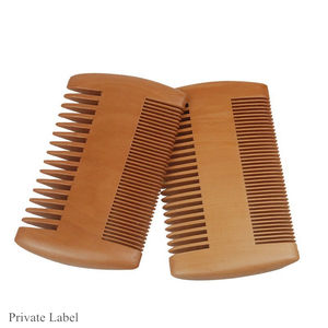 Peine y Cepillo para <span class=keywords><strong>Barba</strong></span> de Madera, Juego de Peine y Cepillo para <span class=keywords><strong>Barba</strong></span> <span class=keywords><strong>Corta</strong></span>, Peine de Madera para Hombres, Herramienta para Peinar la <span class=keywords><strong>Barba</strong></span>, Ideal para Regalo - Product Image 1