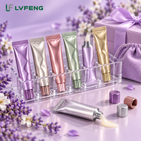Tube de parfum solide en aluminium, vide, pliable, avec corps d'emballage en aluminium, pour emballage métallique, avec arrangement de tubes diagonaux, testé pour l'exportation