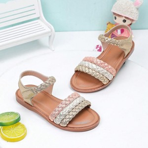 Sandalias Tejidas Planas, Transpirables y Elegantes para Niñas Pequeñas, Ideales para Uso Diario, Playa y Actividades al Aire Libre - Product Image 3