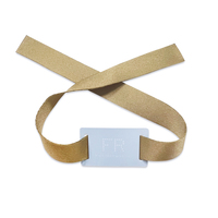 Bracelet en tissu tissé personnalisé avec puce RFID