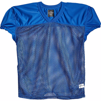 Vente en gros de maillots de football personnalisés pour adultes et jeunes maillots de football américain en maille vierge en polyester