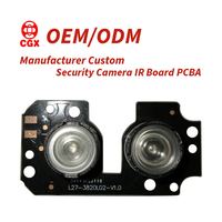 Accesorio para Cámaras de Seguridad CCTV, Placa Infrarroja IR 3838, Panel de Visión Nocturna PCBA, 850nm 940nm, Fabricante CGX, Personalizado