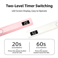 Lampe UV portable de poche en forme de main, mini LED 3W, rechargeable sans fil, pour manucure, usage domestique et professionnel, OEM