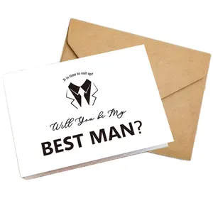 تصميم بطاقة عريس، هل ستكون أفضل صديق لي، بطاقة دعوة حفلات الزفاف، جراب لبطاقة "thank you"?