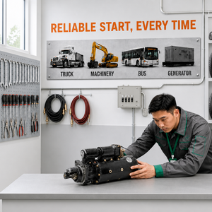 Moteur de démarrage pour engins de construction 12V 4.5kW 40MT pour Allis Chalmers <span class=keywords><strong>Austin</strong></span> Western Autocar Remplace Delco 1114109 - Product Image 4