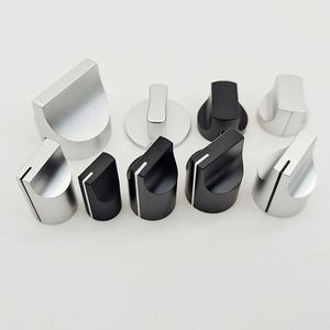 JT Black Silver 18T Shaft D Shaft Micro Knobs โพเทนชิโอมิเตอร์หลากสี สำหรับเครื่องขยายเสียงไฮไฟ แบบติดตั้งบนแผง - Product Image 1